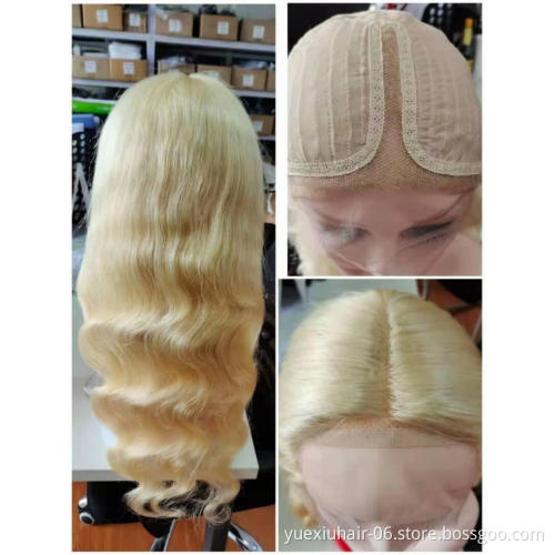 Raw 613 blonde 13x6 cuticle aligned virgin wig 613 remy full lace wig human hair hd lace closure frontal wig